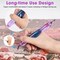 Ergonomic Diamond Painting Art Pen Accessories & Tools with 6 Metal Tips, 6 Painting Glue Clay, Roller,Multi Placer Tips for DIY Crafts